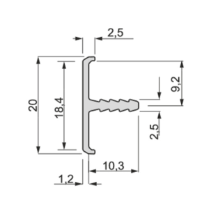 Let-in profile PLW-18S
