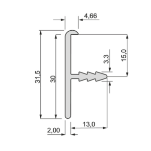 Let-in profile PLW-28
