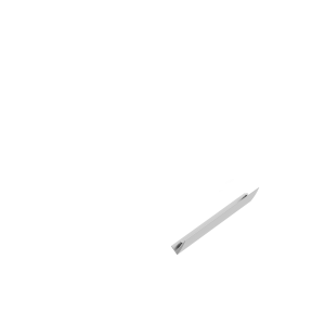 Stop for shelf at a 30° angle
