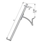 Display shelf glass V