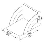 Shelf for lever arch files