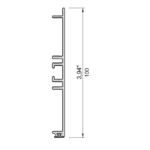 Plinth profile 100
