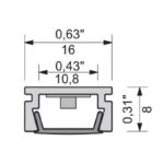 ALU LED screwed-profile