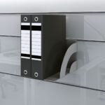Shelf for lever arch files