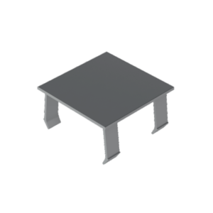 Alu-plug 30×30