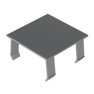 Alu-plug 45×45