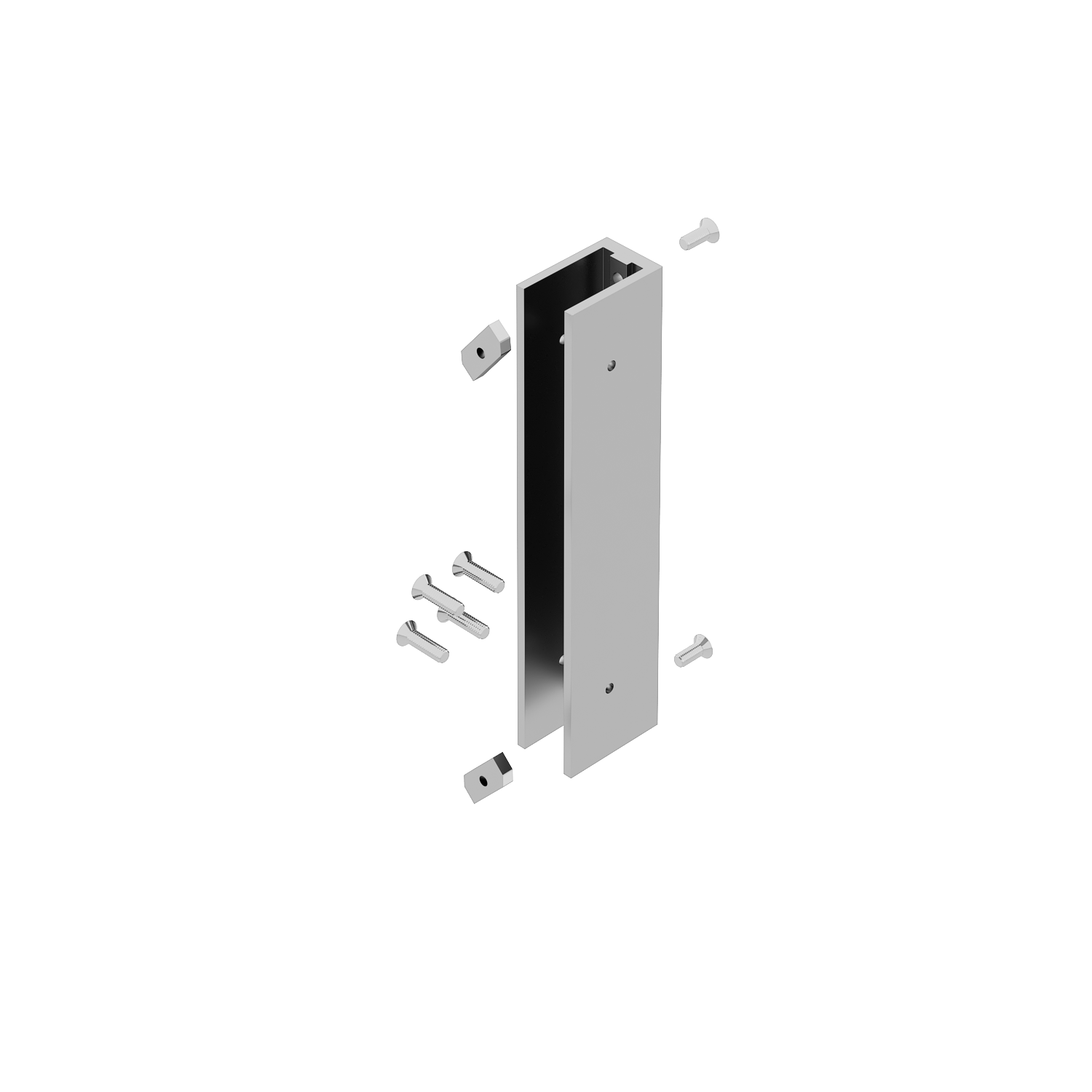 Double-sided body mounting L=7,87" / 200 mm
