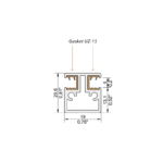 Muntin profile Z-1S