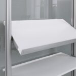 Stop for shelf at a 30° angle