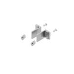 One-sided of brackets for the clothes rail