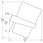 Glass holder angle