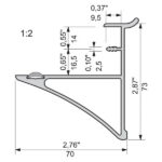 Shelf handle 30 mm