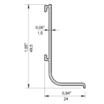 Aluminium profile LSB – „L”
