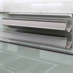 Foil shelf with cutter