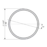 Tube Ø40 for partition