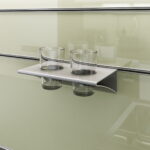 Shelf for glasses