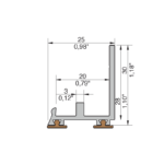 Lower profile (with PCV sealing)