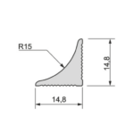 Aluminium worktop slat