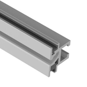 Central profile for LED Panel (with PCV sealing)