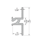 Profile for tiles 10mm / 0,39"