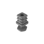 Height adjustment PCV grey 0,79"x0,79" / 20x20