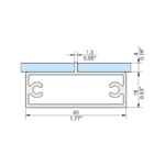 Muntin profile Z-11S