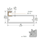 Frame profile Z-13