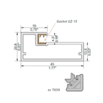 Frame profile Z-14