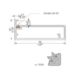 Frame profile Z-17