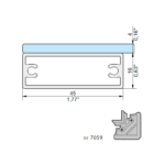 Frame profile Z-18