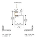 Frame profile Z-22