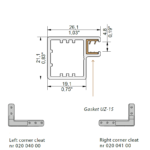 Frame profile Z-23A