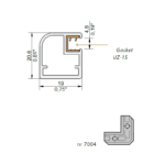 Frame profile Z-8