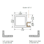 Frame profile Z-26B