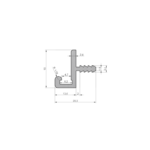Lower guide bar to be fitted into groove